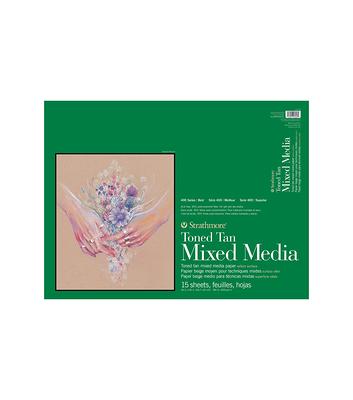 Strathmore Hardbound Mixed Media Toned Art Journal, 400 Series, 8.5 x  5.5, Tan - Yahoo Shopping