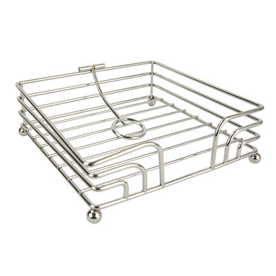 at Home Chrome Metal Napkin Holder