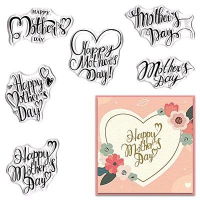 Happy Birthday Party Banners Celebrate Clear Stamps for Card Making  Decoration DIY Scrapbooking, Transparent Rubber Seal Stamps for Photo Card  Album