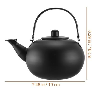 YARDWE Stainless Steel Stove Top Teakettle Whistling Teapot Coffee Pot  Water Kettle Pot Whistling Tea Kettle Induction Cooker Kettle With Anti Hot