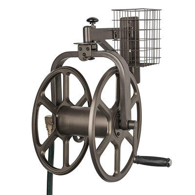 125 Ft. Decorative Metal Hose Reel- Black Suncast - Yahoo Shopping