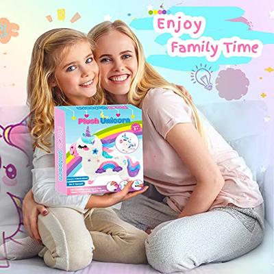 HKKYO Unicorn Sewing Kit for Kids, Unicorn Kids Sewing Kit, Crafts