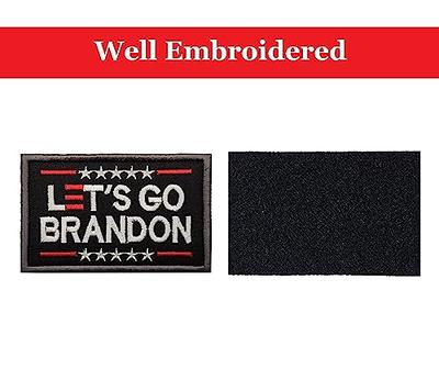 The Millenary Embroidery Patch - Lets Go Brandon Patch – 2 Pack
