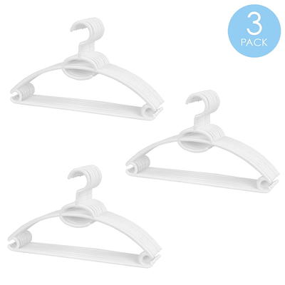 5pk Super Heavyweight Plastic Hanger White - Room Essentials™ : Target