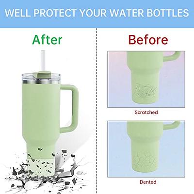  Turmaster 1Pcs Silicone Boot for Stanley 40 oz Quencher Tumbler,  Silicone Cups Sleeve for Stanley IceFlow 20oz 30oz, Stanley Cup  Accessories, Protective Cover for Water Bottle Bottom(Clear) : Sports &  Outdoors