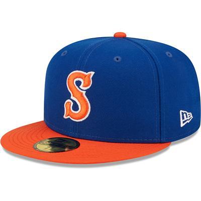 New Era Men's Blue St. Lucie Mets Authentic Collection Team Home 59FIFTY  Fitted Hat