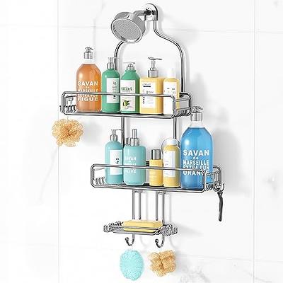 Aitatty Shower Caddy Bathroom Organizer Shelf: Self Adhesive Shower Rack  with Soap Shampoo Holder - Rustproof Stainless Bath Caddy for Inside shower  Black - Yahoo Shopping
