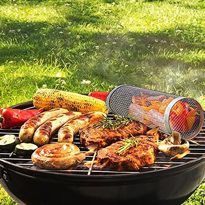 Grill Basket AIZOAM Grill Basket Stainless Steel BBQ Grilling