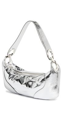 Penn Shoulder Bag In Silver Metallic