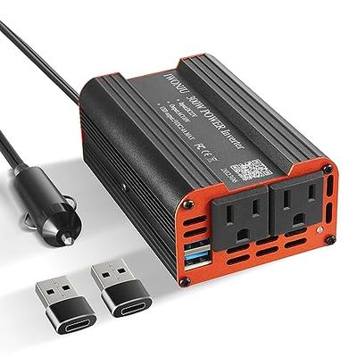 Car Converter 4.8 a Dual Usb Ports, Ampeak Power Inverter