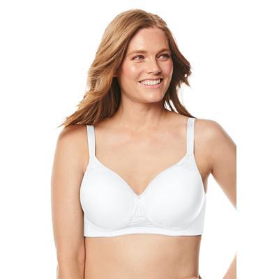 Plus Size Women's Stay-Cool Wireless T-Shirt Bra by Comfort Choice in White  (Size 54 C) - Yahoo Shopping