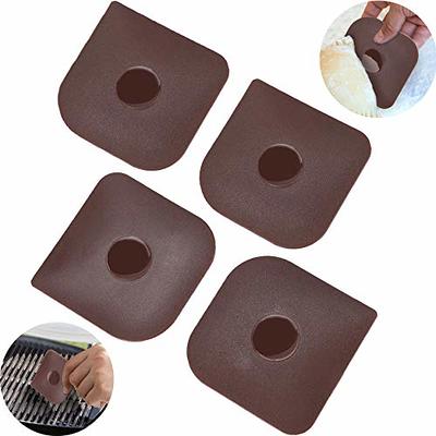 Plastic Pan Scraper Effortless Kitchen Non-slip Heat Resistant Pan Scraper  Set for Home 5pcs Dish