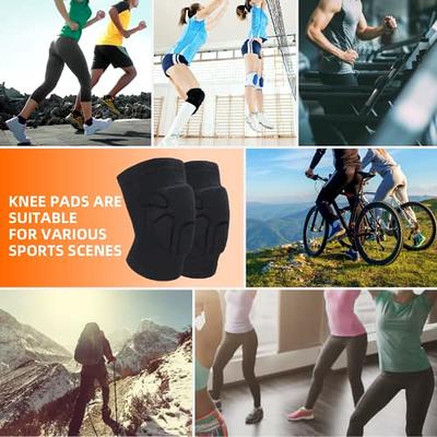  Mclako Knee Pads Knee Guards, Soft Breathable Knee Pads for  Men Women Kids Knees Protective, Knee Braces for Volleyball Football Dance  Yoga Tennis Skating Running cycling Full Black(S) : Sports