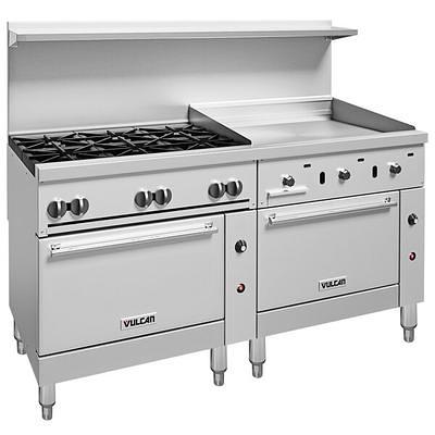 Garland GTOG36-6 Natural Gas 6 Burner 36 Countertop Range - 180,000 BTU