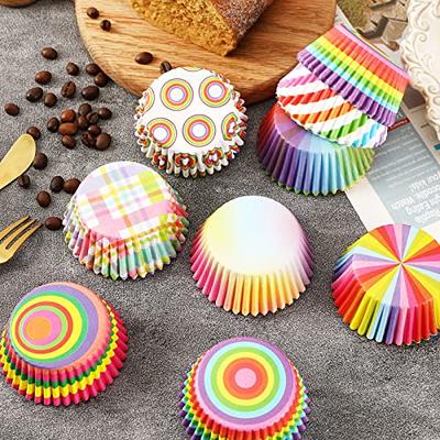  Suttmin 200 Pcs Christmas Baking Cups Foil Pans with