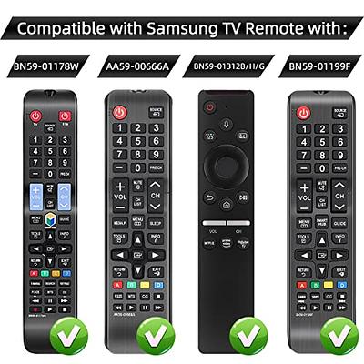 Universal Samsung Smart Tv Remote Control fit All Samsung Smart-TV LCD LED  UHD QLED 4K HDR TVs, with Netflix, Prime Video Buttons 