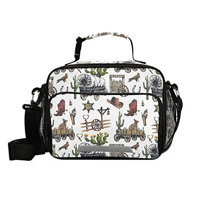 Insulated Lunch Bag for Women Men Reusable Lunch Box with Adjustable  Shoulder Strap, Kawaii Cute Lunch Bags Lunchbox