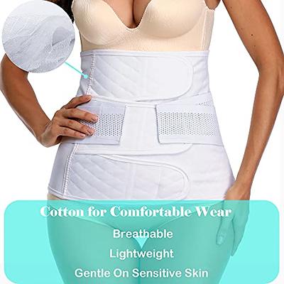 PAZ WEAN Abdominal Binders Post Surgery C Section Recovery Belt Girdle  Support Postpartum Csection Belly Band White - Yahoo Shopping