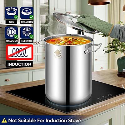 ARC 40QT Stainless Steel Stockpot 6-Piece For Turkey Fryer Pot with Basket  and Steamer Rack,Boiling Cookware for Seafood Boil Pot,Tamale Steamer Pot,Crawfish  Crab Shrimp Lobster Boil Pot with Strainer - Yahoo Shopping