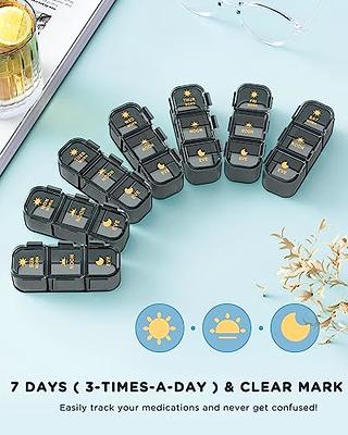 Weekly Pill Organizer,3-Times-A-Day 7 Day Pill Box Large