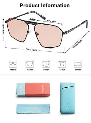 Allarallvr Oversized Square Sunglasses For Women Men Vintage