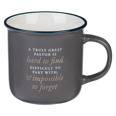 Christian Art Gifts Ceramic Large Coffee & Tea Mug for Men & Women: Blessed  is the One Who Trusts - Jeremiah 17:7 Inspirational Bible Verse w/Golden  Accents & Sturdy Handle, Navy Blue