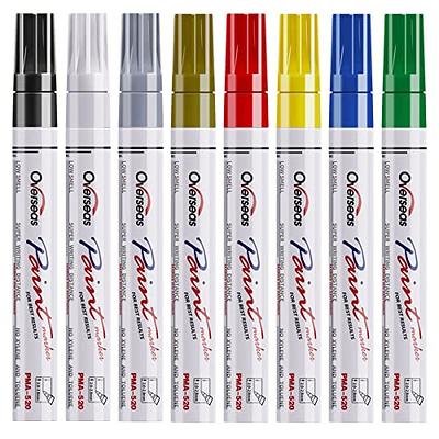 IJIANG 24 Colors Acrylic Paint Pens Professional Hard pen point  Valve-action Structure,Acrylic Paint Markers Waterproof Ink for  Rock,Ceramic,Glass,Metal,Canvas,Wood,Halloween Pumpkins Christmas Cards. -  Yahoo Shopping