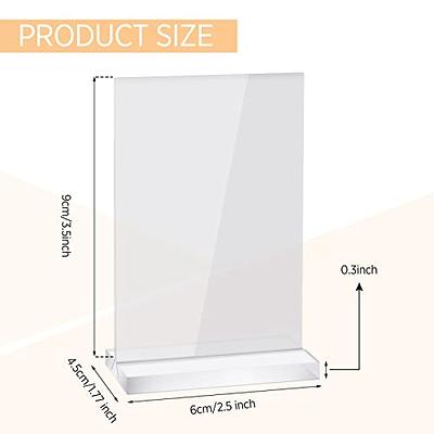 6x4 Acrylic Picture Frames, Sign Holders Acrylic Photo frame horizontal -  Photo Booth Frames