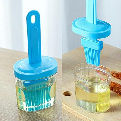 Silicone Oil Bottle Brush Integrated With Lid And Bottle Barbecue