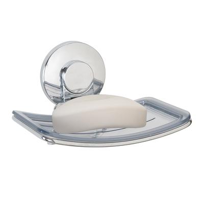 Power Lock Suction Soap Dish Holder Clear - Bath Bliss : Target