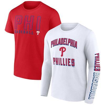 Men's Fanatics Branded Red/White Philadelphia Phillies Two-Pack