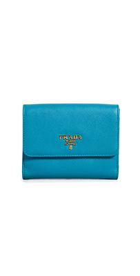 What Goes Around Comes Around Prada Blue Saffiano Crossbody Bag