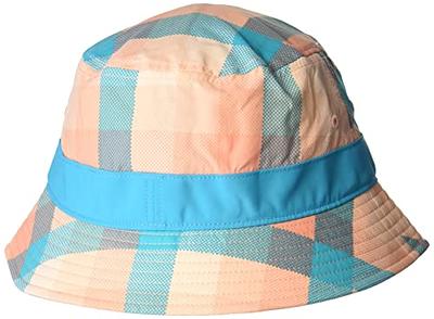 Columbia Unisex PFG Slack Tide Bucket Hat, Light Coral Mid Gingham