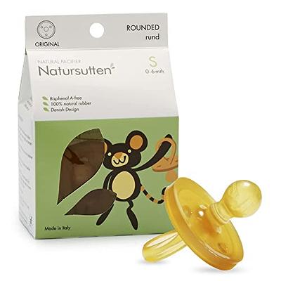 Natursutten Pacifiers 0-6 Months - 1-pack Original Shield Round Nipple  Natural Rubber Safe & Soft BPA-Free Pacifiers for Breastfeeding Babies -  Newborn Pacifiers Made in Italy - Yahoo Shopping