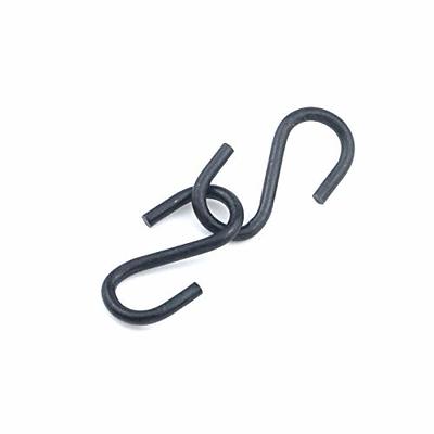 T Tulead 40PCS Mini Hanger Hooks Light Duty S Hooks Iron Hanging Hook Jewelry  Hooks Black Hooks Connectors 1x0.7 - Yahoo Shopping