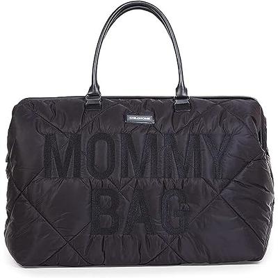 Childhome Mommy Bag, XL Diaper Bag - Raffia Natural