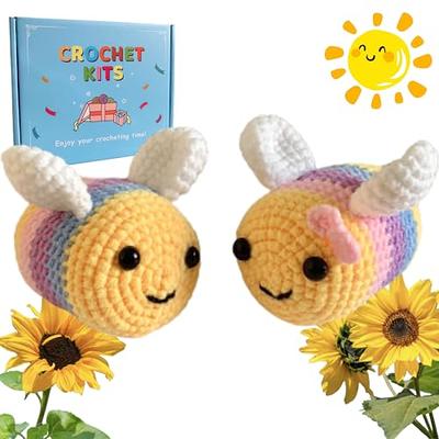 Beginner Crochet Kit, Crochet Kits for Kids and Adults, 3PCS Crochet Animal  Kit for Beginners Include Videos Tutorials, Yarn, Eyes, Stuffing, Crochet