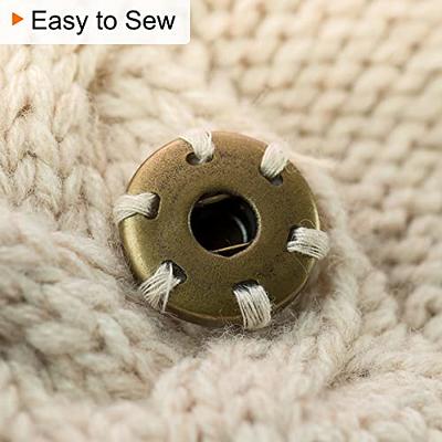 Metal Press Studs Sewing Buttons Snap Snap Fasteners Bronze DIY Craft