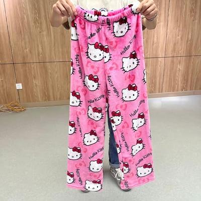 Kawaii Bubble Tea Pajama Pants for Women. Cute Boba Sleep Pants, Long  Ladies Teen Girls PJ Bottoms 