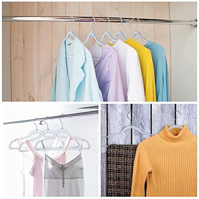 Adult Plastic Clothes Hangers Non-Slip, Durable Heavy Duty Suit Hangers,  Space Saving Hangers, Strong Plastic Clothes Hanger Garment Coat Dress  Skirt