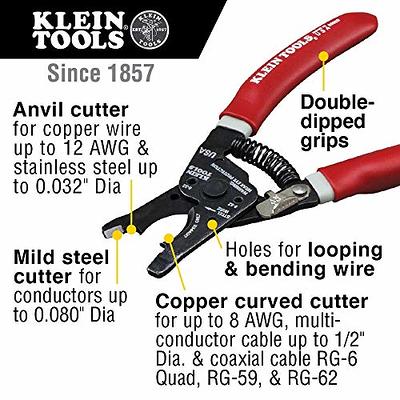 Klein Tools Coax Installation Kit with Crimp Tool, Cable Cutter