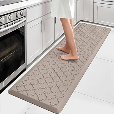 WISELIFE Kitchen Mat Cushioned Anti Fatigue Floor Mat,Thick Non Slip  Waterproof Kitchen Rugs and Mats,Heavy Duty Foam Standing Mat for Kitchen, Floor,Office,Desk,Sink,Laundry (17.3x28+17.3x60) - Yahoo Shopping