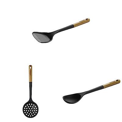 STAUB Wok Spatula & STAUB Skimmer Spoon, Perfect for Straining or Lifting  Meat and Veggies from Broth & STAUB Serving Spoon, Great for Scooping Sides  and Serving Hearty Stews - Yahoo Shopping