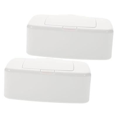 BUTIFULSIC 2pcs Storage Box Travel Makeup Remover Wipes Plastic Gloves  Disposable Depotting Makeup Containers Wipe Holder Case for Diaper Bag  Wipes Holder Small Tissue Box White Rack Box Pp - Yahoo Shopping