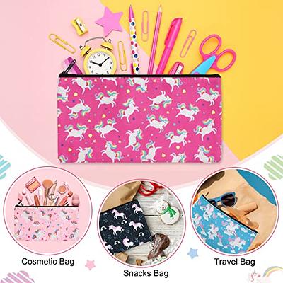 Pencil Pouches for Girls, Unicorn Pouch for Stationary Items