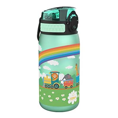 Ion8 Kid's One Touch 2.0 On-The-Go Printed Water Bottle - Leakproof and BPA-Free Water Bottle - Fits Car Cup Holders and Kid's B