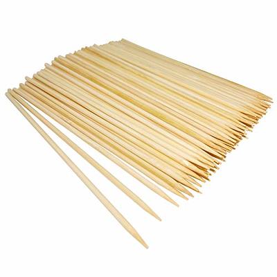 Pack of 300 Thin Bamboo Skewers for BBQ, Skewer, Shish Kabobs, Appetizers (12 inch)