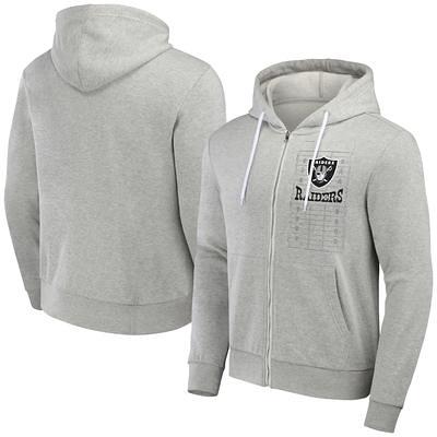 NFL Las Vegas Raiders Full Zip Fleece Hoodie 