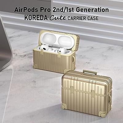 Designer Fashion Airpod 1 2 Case / Cover With Belt Buckle