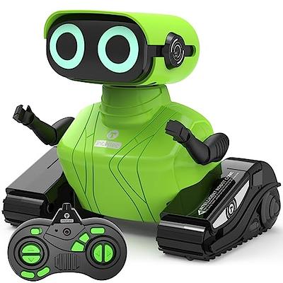 Hamourd Robot Toys for Boys Girls, Rechargeable Remote Control Emo Robots  with Auto-Demonstration, Flexible Head & Arms, Dance Moves, Music, Shining